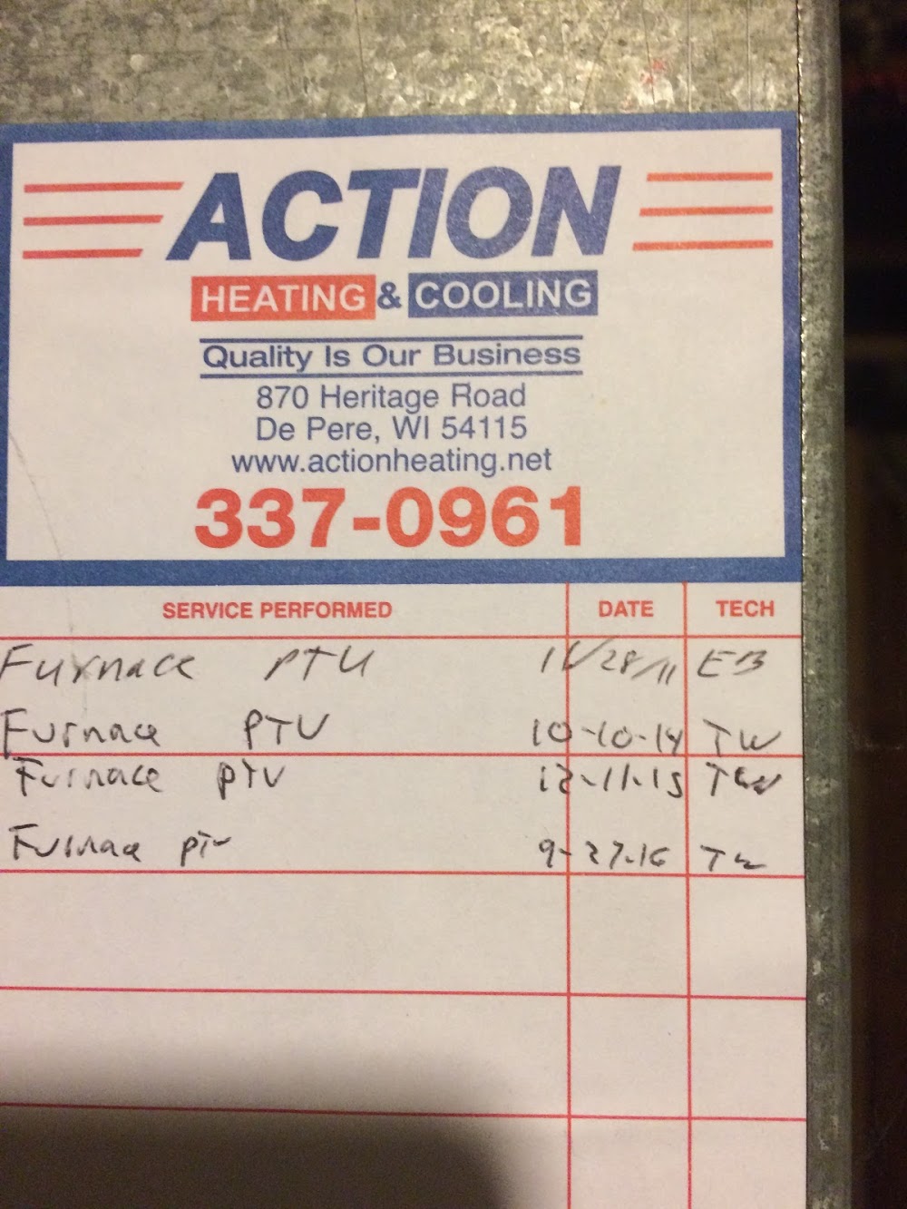 Action Heating and Cooling Services, LLC
